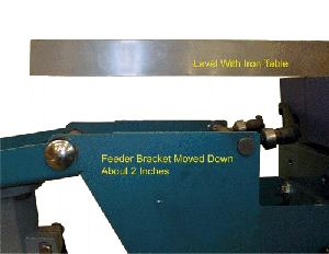 Lowered Tilting Bracket