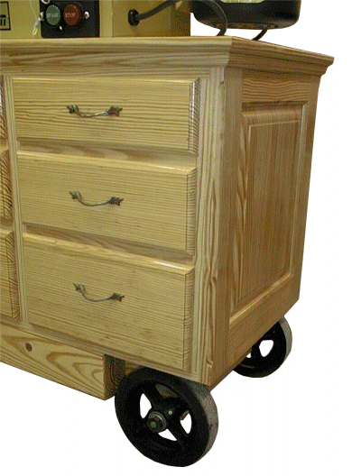 Sander cart Detail